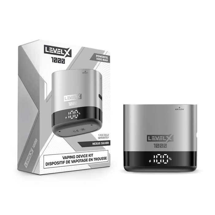 FLAVOUR BEAST | Level X Device Kit 1000 Box of 6 Vaporizer ONE Nexus Silver