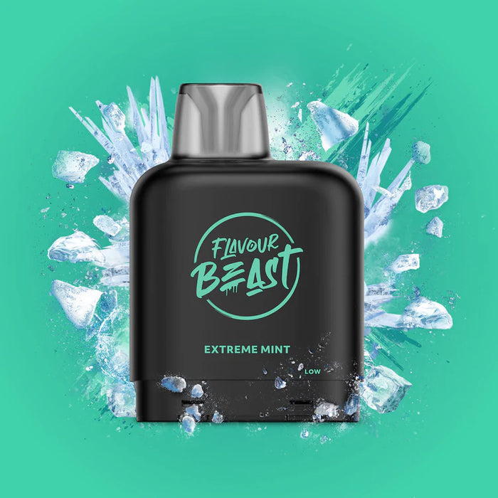 FLAVOUR BEAST | Level X Beast Pod Box of 6 Federal Excise Tax ONE Extreme Mint Iced