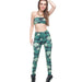 Mr Johnny Green | Digital printed Yoga Ladies Leggings Women's Clothing Canadian Distributor Sea Green