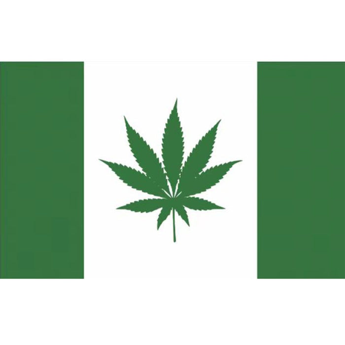 Digital Printed Marijuana Flag Flag · Sign Canadian Distributor M071