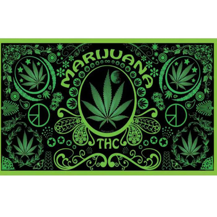 Digital Printed Marijuana Flag Flag · Sign Canadian Distributor M080