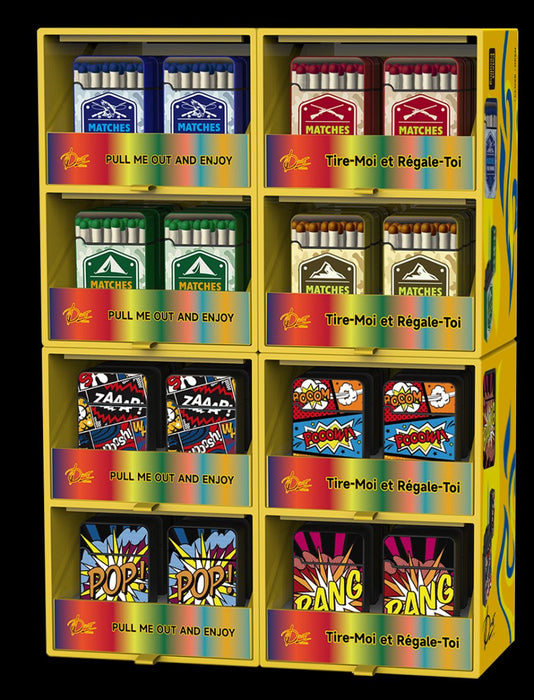 DUCO™ | Magic Cube - Grand Jet - Single flame Torch lighter Display of 48 Lighter ONE TRADING
