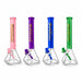 Fortune 18" 7mm Square Base Glass Water Pipe – 50mm Neck Glass Bong Fortune