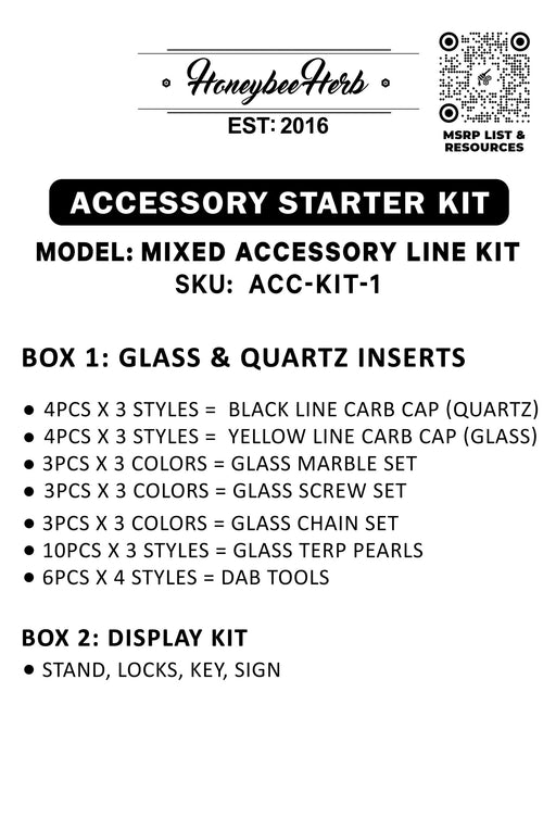Honeybee Herb | Accessory Starter Kit Bongs Accessories Honeybee Herb