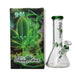 Johnny Green | 10″ Beaker Bong – 9MM Thick with Elephant Joint & Grid Percolator (MJG-001) Glass Bong Canadian Distributor