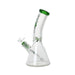 Johnny Green | 12″ 9mm Beaker Bent Neck with Grid Percolator Slide – Green (MJG-007) Glass Bong Canadian Distributor