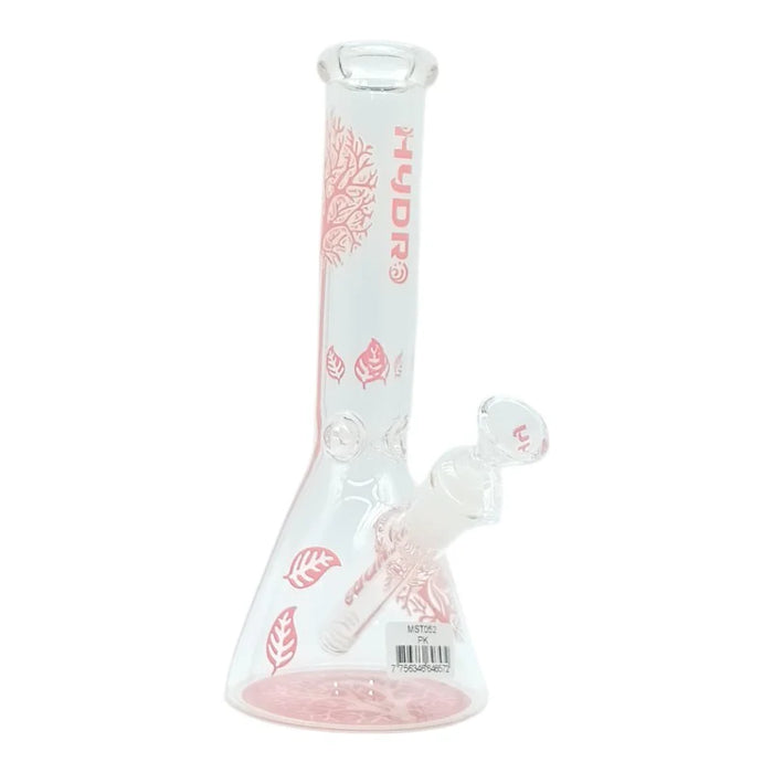 HYDRO | 10" Tree of life Glass Beaker Bong (MST052) Glass Bong The MST Pink