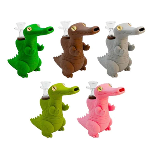 MSTS179 - Crocodile Character Silicone Bong Resin · Silicone · Plastic Bong The MST Default Title