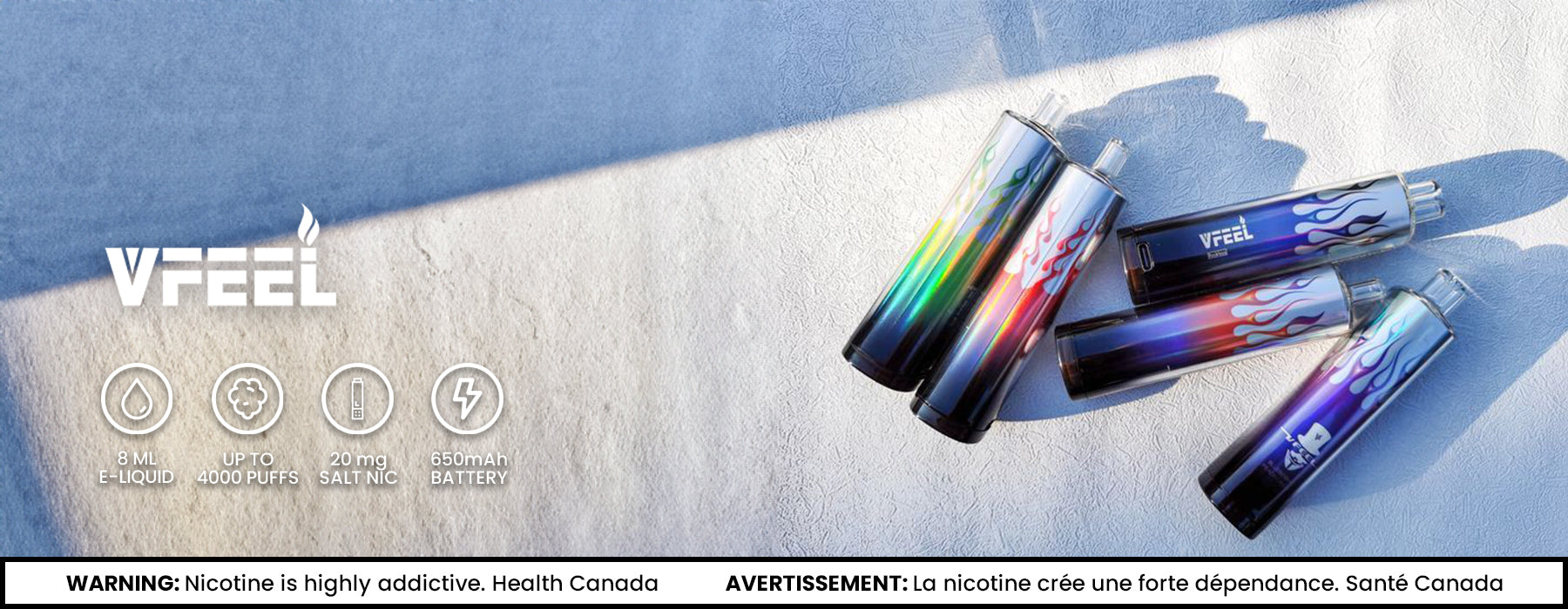 onewholesale.ca vfeel main banner