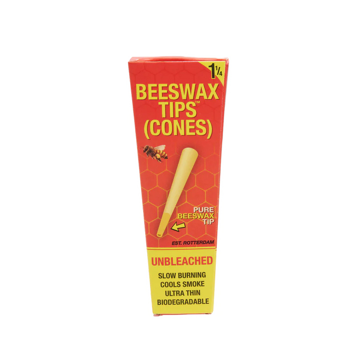 BEESWAX TIPS™ 1-1/4 PRE ROLLED CONES BOX OF 21