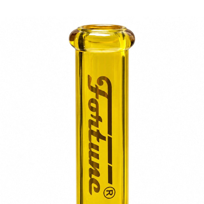 Fortune | 10" Dual-Tone Geometric Beaker Bong Glass Bong Fortune