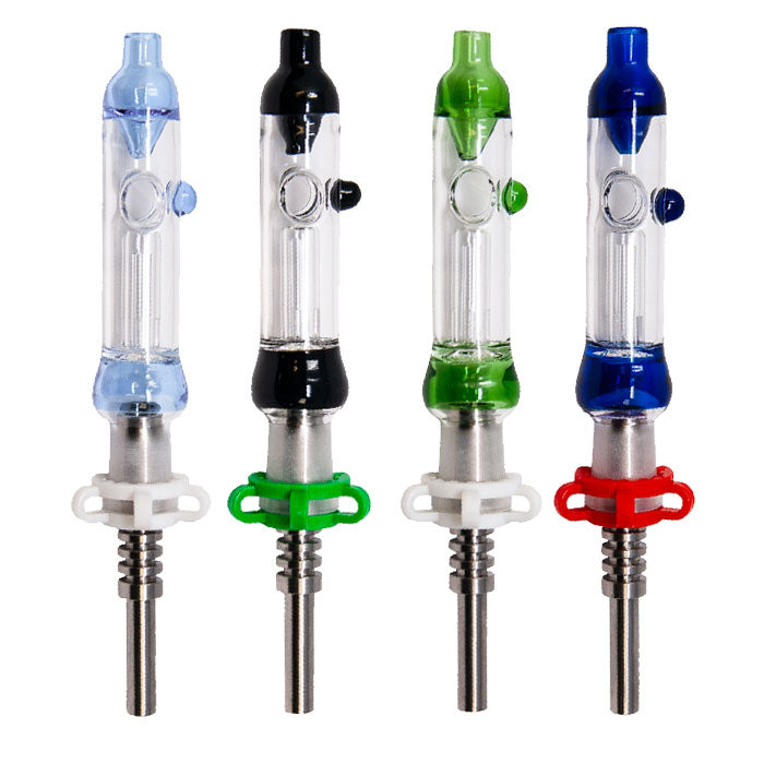 King | Nectar Collector Set 14MM Glass Hand Pipe Maple Craft Inc