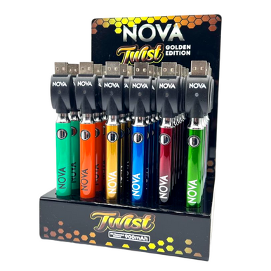 Nova | 900 mAh Twist Golden Edition Battery Display of 30