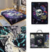 Digital Printed Single layer 1 ply Licensed Fleece Blanket [Combo-A] Blanket Canadian Distributor Let's Take a Trip