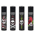 CLIPPER | Tattoo Skulls Display of 48 Lighter ONE