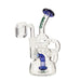 Ooze | Quartz Mini Rig - Flood Bongs Cannatron Dark Blue