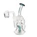 Ooze | Quartz Mini Rig - Surge Bongs Cannatron Ocean Green