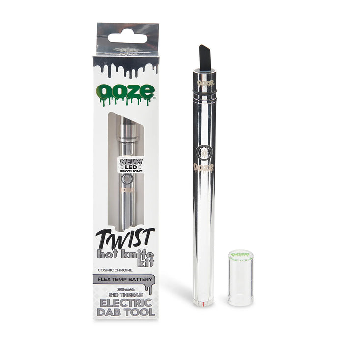 Ooze | Twist Hot Knife With LED Spotlight Vaporizer Cannatron