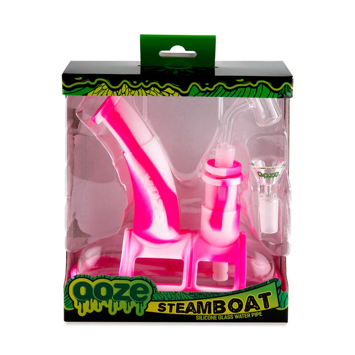 Ooze | Steamboat Silicone Water Bubbler & Dab Rig Resin · Silicone Rig Cannatron