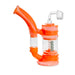 Ooze | Stack Pipe Silicone Water Bubbler & Dab Rig Bongs Cannatron Orange