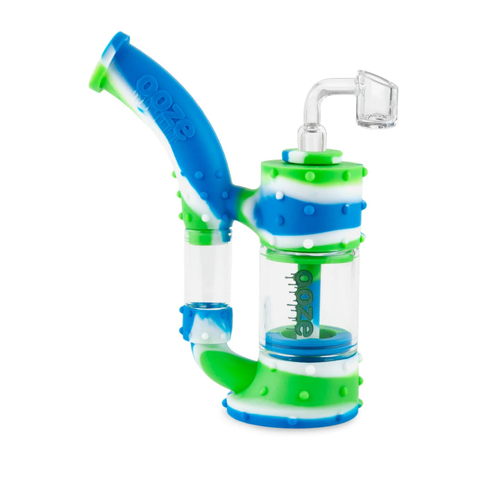 Ooze | Stack Pipe Silicone Water Bubbler & Dab Rig Bongs Cannatron