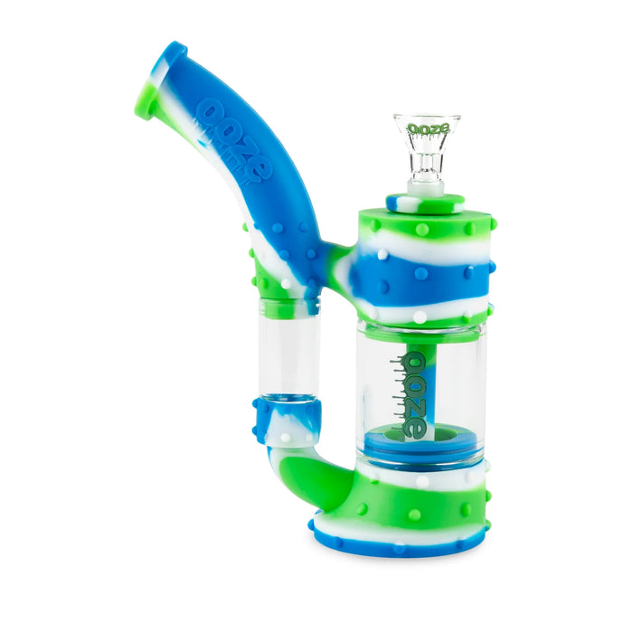 Ooze | Stack Pipe Silicone Water Bubbler & Dab Rig Bongs Cannatron