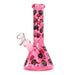 10" Cherry Bomb Glass Beaker Glass Bong Super Supplys Inc Lipstick Love