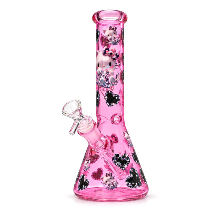 10" Cherry Bomb Glass Beaker Glass Bong Super Supplys Inc Sweetheart