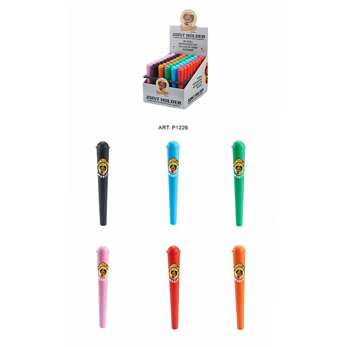 Honey Puff | Plastic Joint Holder – Assorted - 48/display [P1126] Tube Canadian Distributor