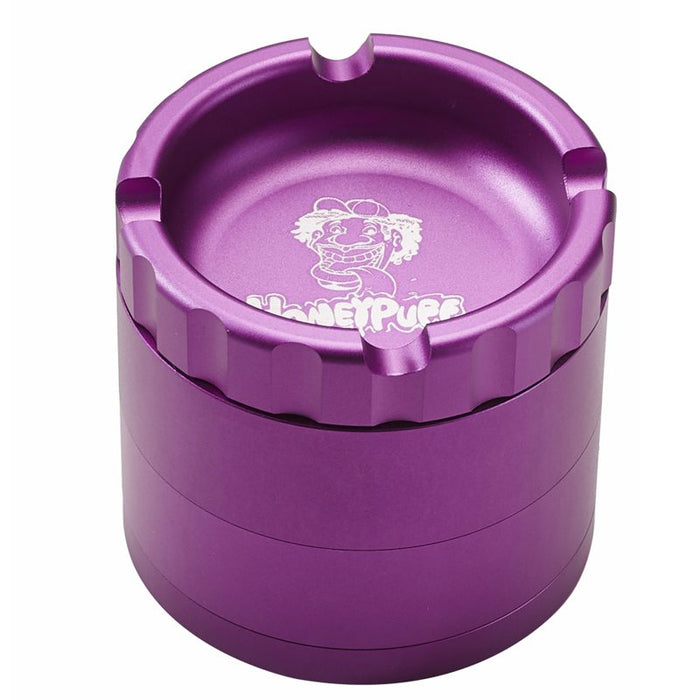 Honey Puff | 4 Parts 63mm Grinder [P1238] Regular Canadian Distributor Purple