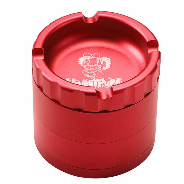 Honey Puff | 4 Parts 63mm Grinder [P1238] Regular Canadian Distributor Red