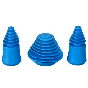 Honey Puff | Cleaner Plugs + Caps – Display of 6 [P1313] Cleaning Plug · Cap Canadian Distributor Blue