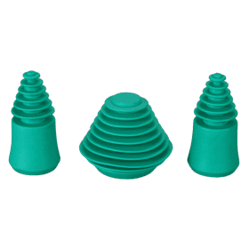 Honey Puff | Cleaner Plugs + Caps – Display of 6 [P1313] Cleaning Plug · Cap Canadian Distributor Green