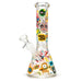 10" Glow-in-the-Dark Graffiti Beaker Glass Bong Super Supplys Inc A
