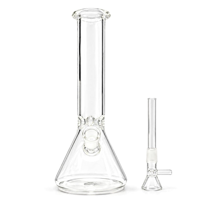 8" Clear Glass Beaker Bong Glass Bong Super Supplys Inc