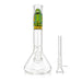 8" Cartoon Pickle Graphic Beaker Bong