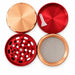 63mm 4-Piece Hourglass Metal Grinder – 6-Piece Display Display Pack Super Supplys Inc