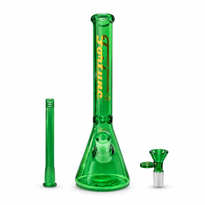 Fortune | 18" 7mm Beaker w/ Lighter Pocket