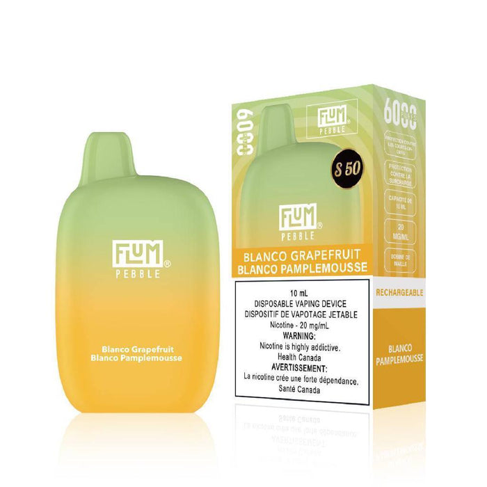 Flum Pebble 6000 Puffs Rechargeable Disposable Vape | One Wholesale Canada Flum Pebble 6000 Puffs Rechargeable Disposable Vape | One Wholesale Canada