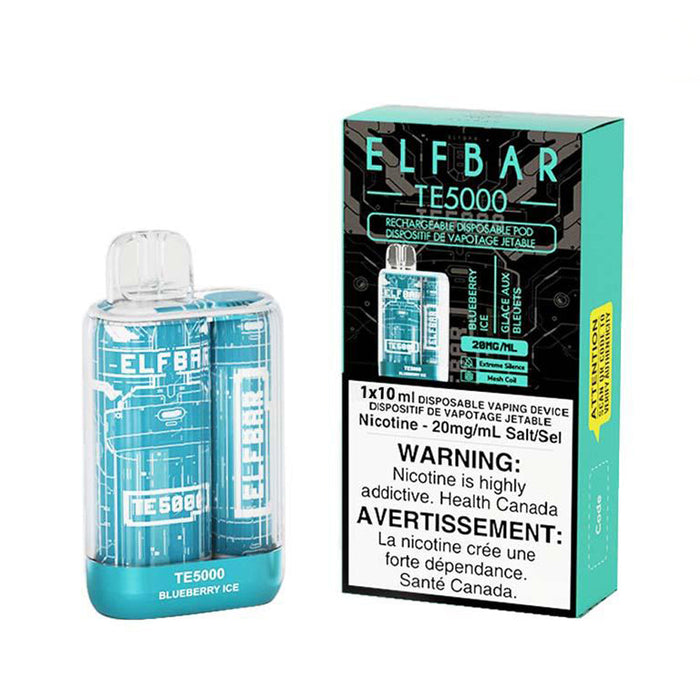 ELFBAR | TE5000 Rechargeable Disposable Vape Box of 10