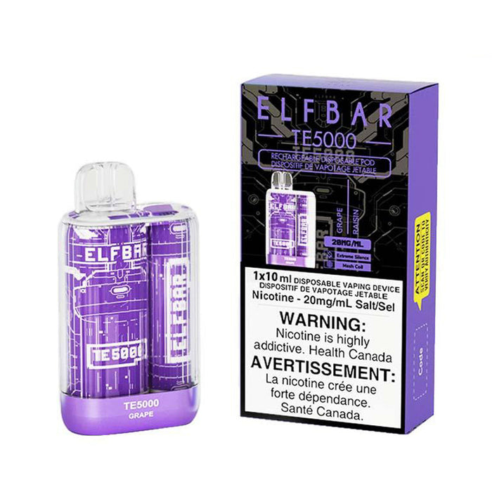 ELFBAR | TE5000 Rechargeable Disposable Vape Box of 10