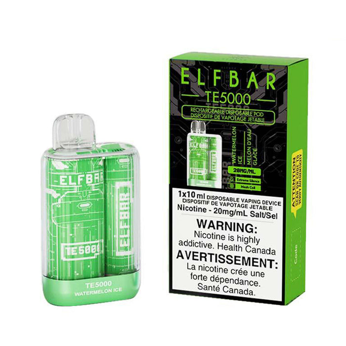 ELFBAR | TE5000 Rechargeable Disposable Vape Box of 10