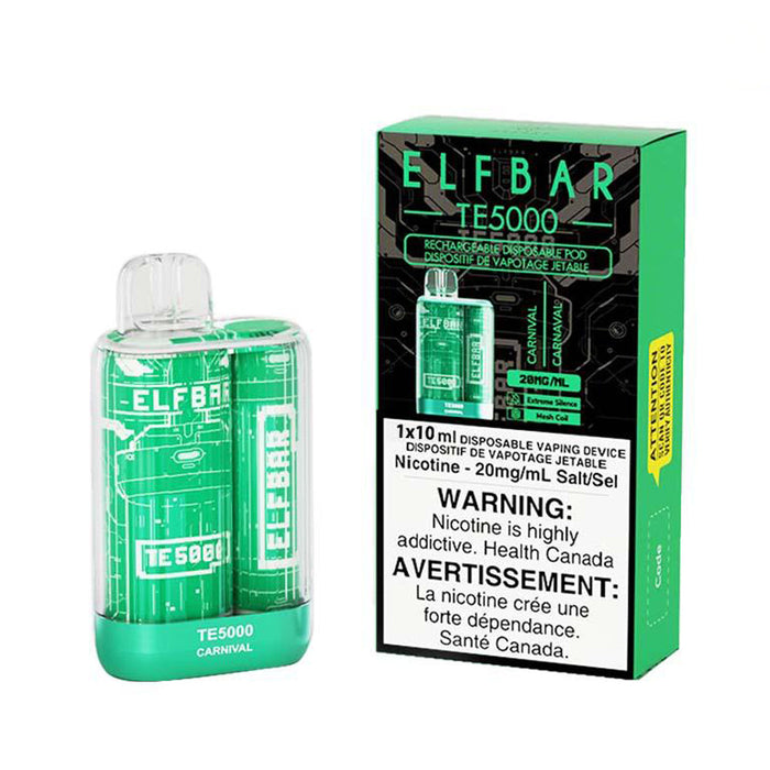 ELFBAR | TE5000 Rechargeable Disposable Vape Box of 10