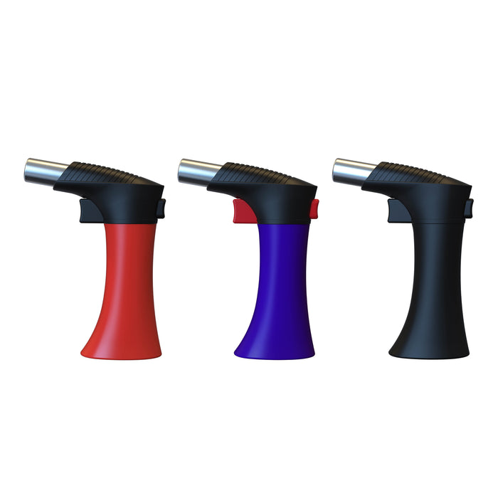 DUCO™ | POLARIS  7" Rubberized Collection – Heavy Torch Flame Lighter (Assorted)