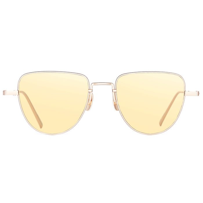 Premium K-Designed Sunglasses - Inverted Triangle Collectable Items EyeEye Gold