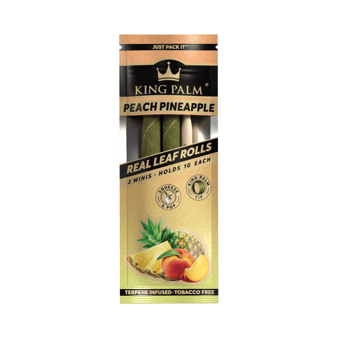 King Palm | 2 Mini Hand-Rolled with flavor tips Box of 20