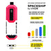 VIXOR | Spaceship 650mAh 510 Dual Cartridge Battery with puff counter Box of 10 Vape Devices Buddyz Wholesale