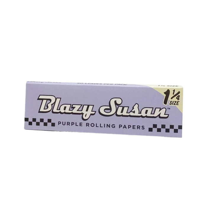 Blazy Susan | Purple 1-1/4 Rolling paper box of 50