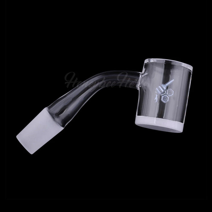 Honeybee Herb - HONEY & MILK BEVEL QUARTZ BANGER - 45° DEGREE | YL Banger · Oil Burner Honeybee Herb