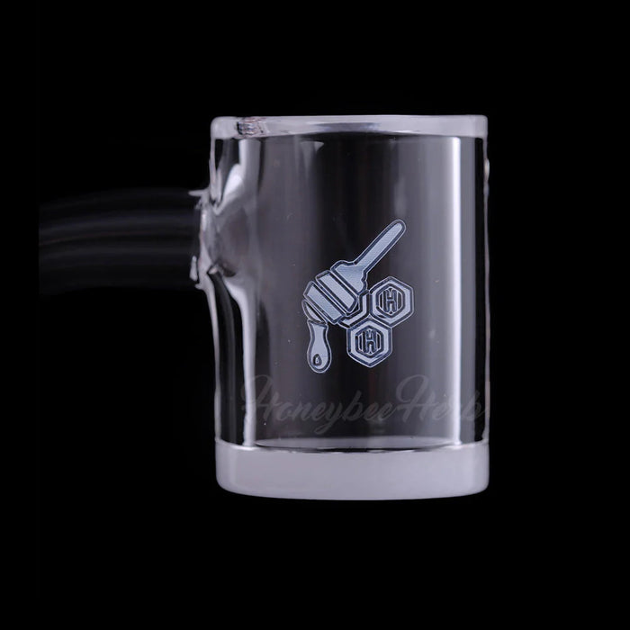 Honeybee Herb - HONEY & MILK BEVEL QUARTZ BANGER - 45° DEGREE | YL Banger · Oil Burner Honeybee Herb